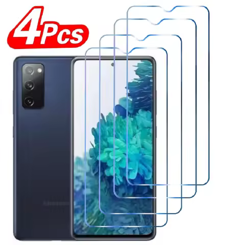 2/4PCS Screen Protector For Samsung Galaxy A34 A14 A22 A35 A54 A53 A25 A15 A24 S23FE A55 S21FE S20FE A73 5G Tempered Glass