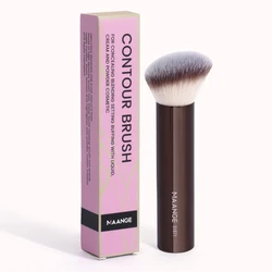 MAANGE 1PCS Foundation Makeup Brush Oblique Concealer Blush Liquid Buffing Blender Brush Dense Hair Facial Make Up Brushes Tool