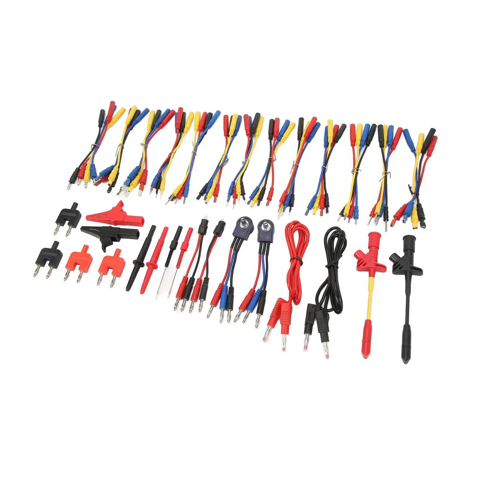 موصلات أسلاك السيارة كابلات محول مجموعة موصلات اختبار دائرة السيارات المريحة سهلة الاستخدام متعددة الوظائف لراسم الذبذبات #3