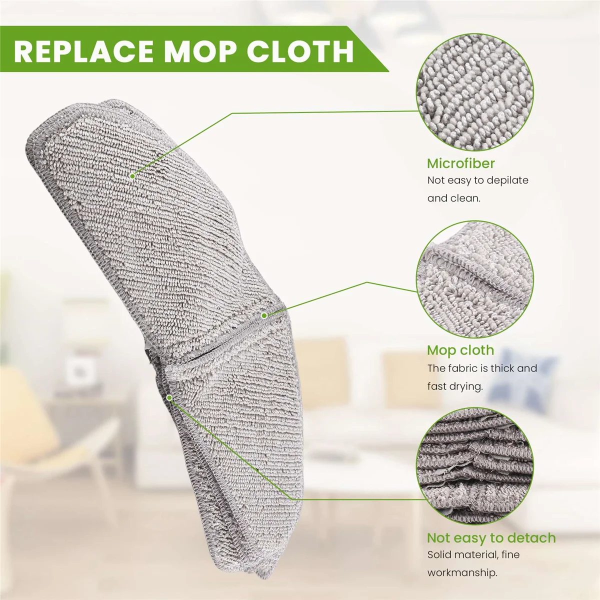 หุ่นยนต์ดูดฝุ่นสำหรับ S8 Midea + M7ทำความสะอาดผ้า Kain Pel Microfiber ทำความสะอาดได้