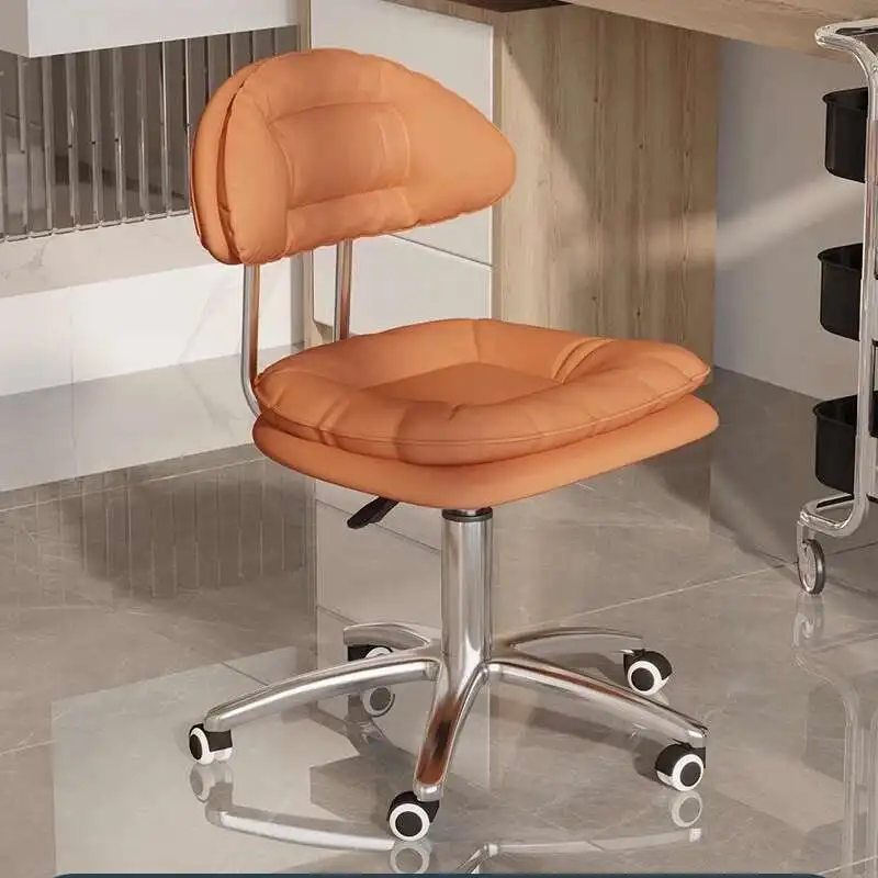 Wheel Adjustable Barber Chairs Swivel Comfy Tattoo Barbershop Makeup Barber Chairs Mobile Luxury Cadeira Salon Furniture MR50BC