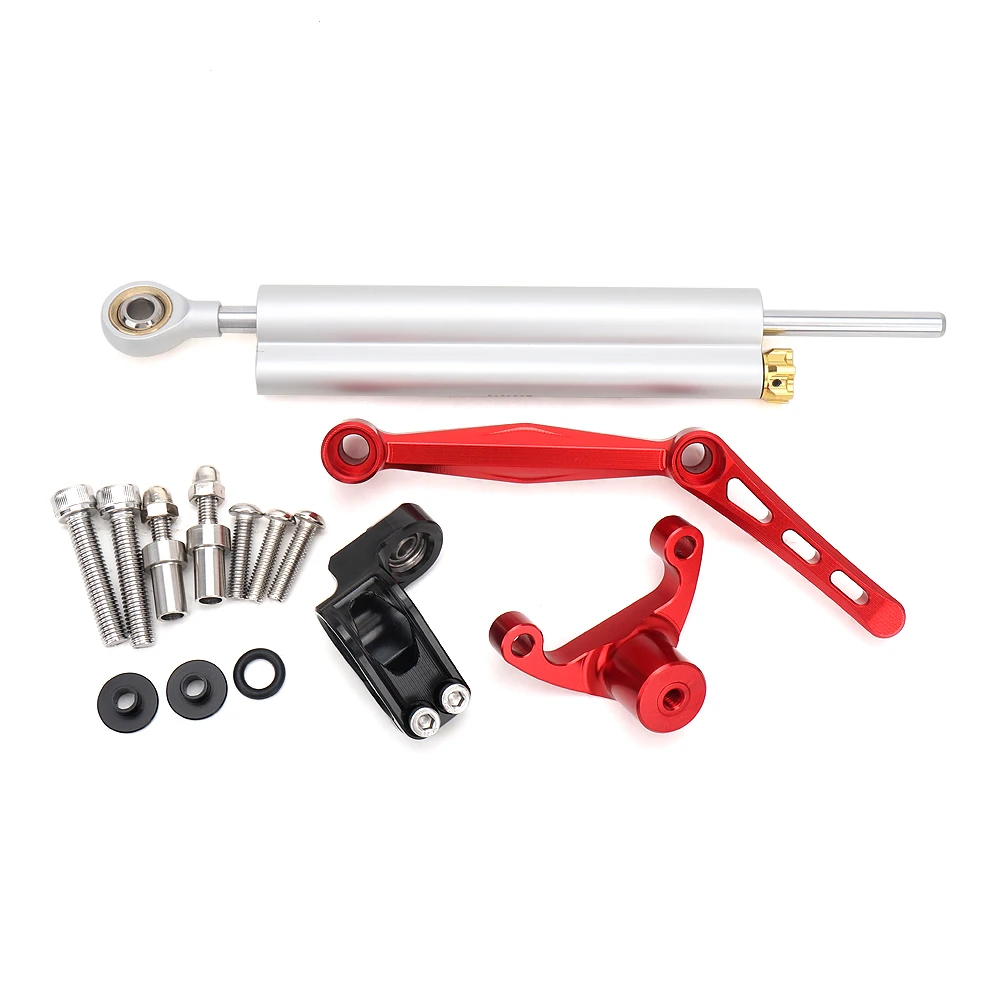 Nieuwe Motorfiets Stuurstabilisator Demper En Beugel Set Mount Ondersteuning Voor Ducati Monster 950 Monster937 2021 2022 2023