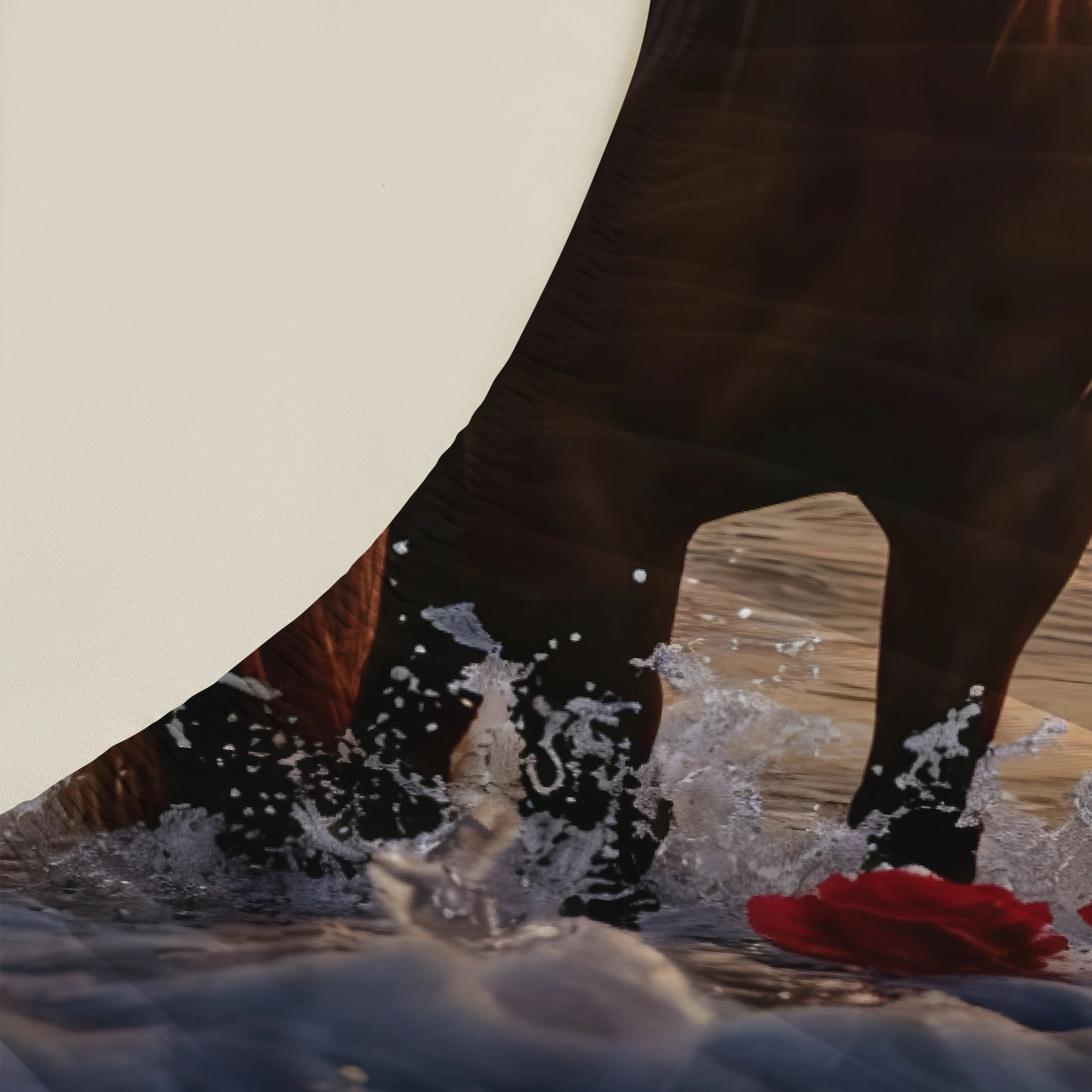 3 قطعة الحب تحت عنوان الخيول المطبوعة المجهزة ورقة 100% البوليستر دائم طقم سرير ورقة للمنزل غرفة نوم الديكور هدية عيد ميلاد #5