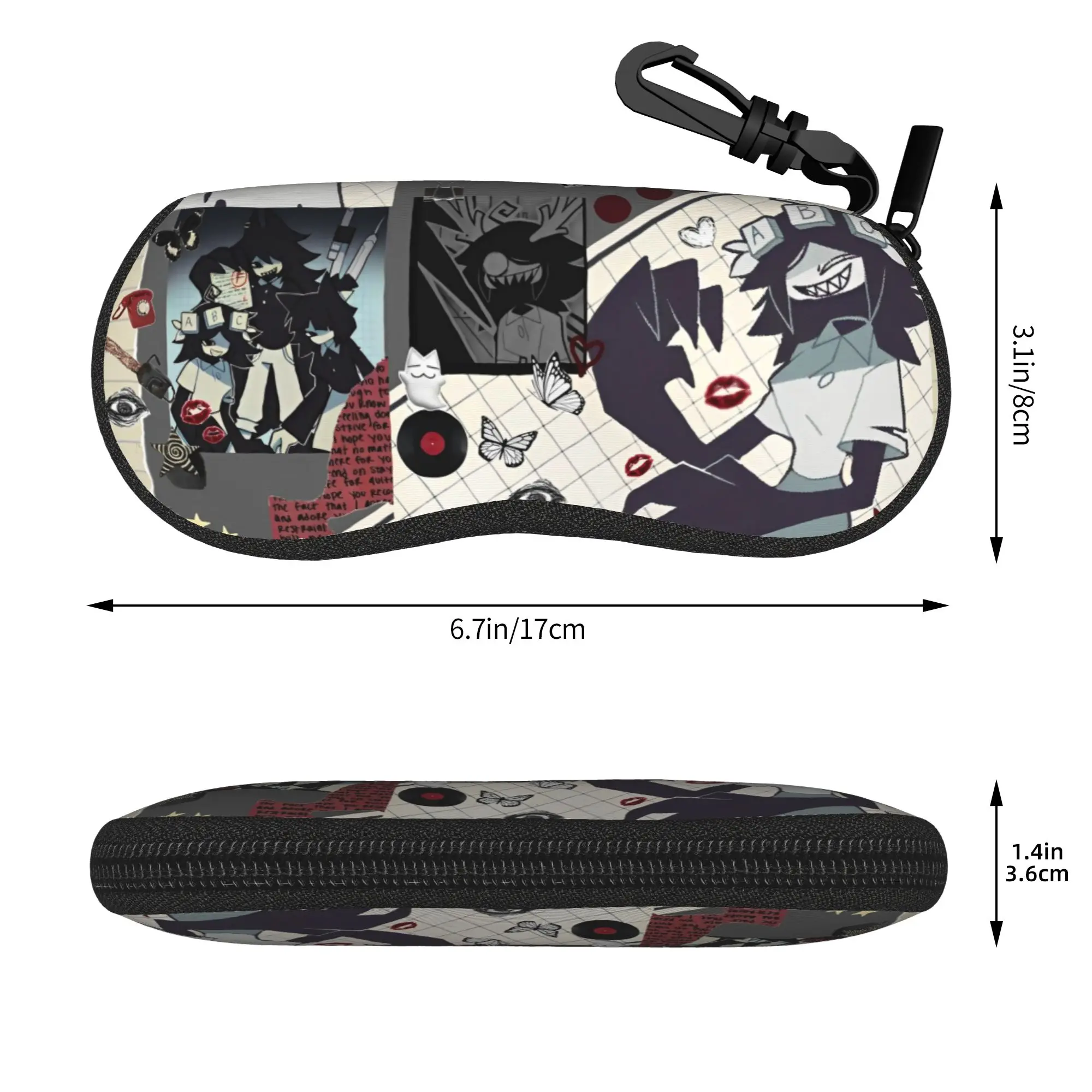 Miss Circle Fundamental Paper Education Glasses Case Men Women New Box  Sunglasses Protector Sunglasses Box