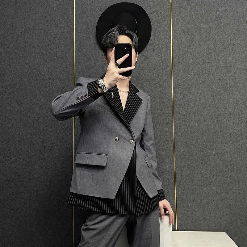 97 Suit jacket personality fashion British style new style small suit