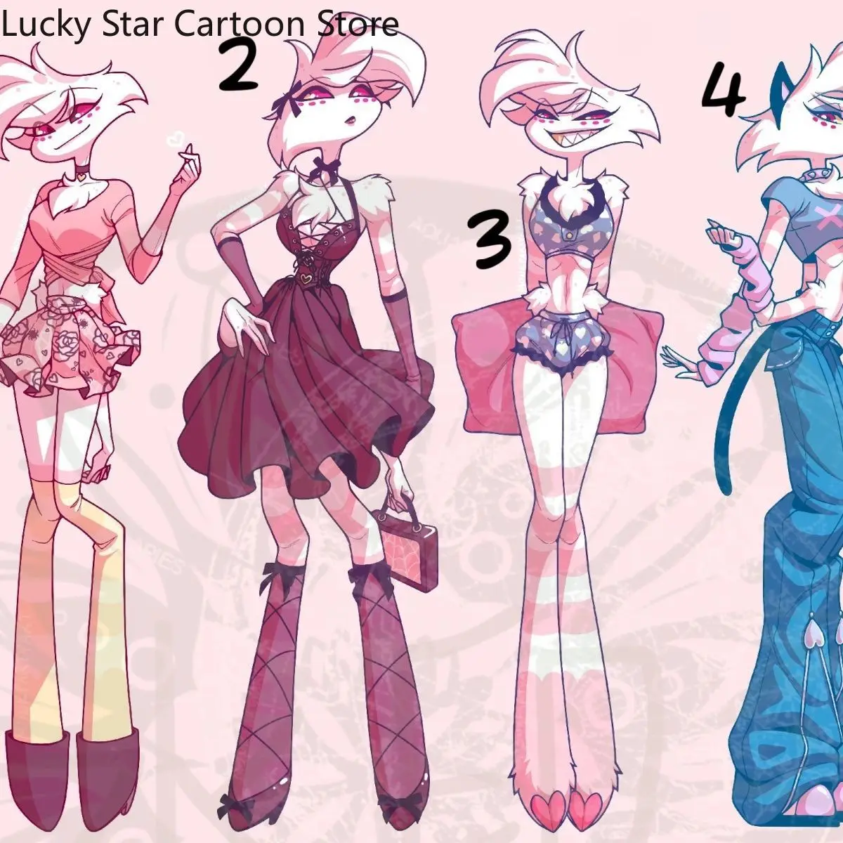 Xmas Gift Fashion No Attributes Anime Game Kawaii Acrylic Cosplay Desktop Ornament Stand Decor Standing Sign Halloween Cute