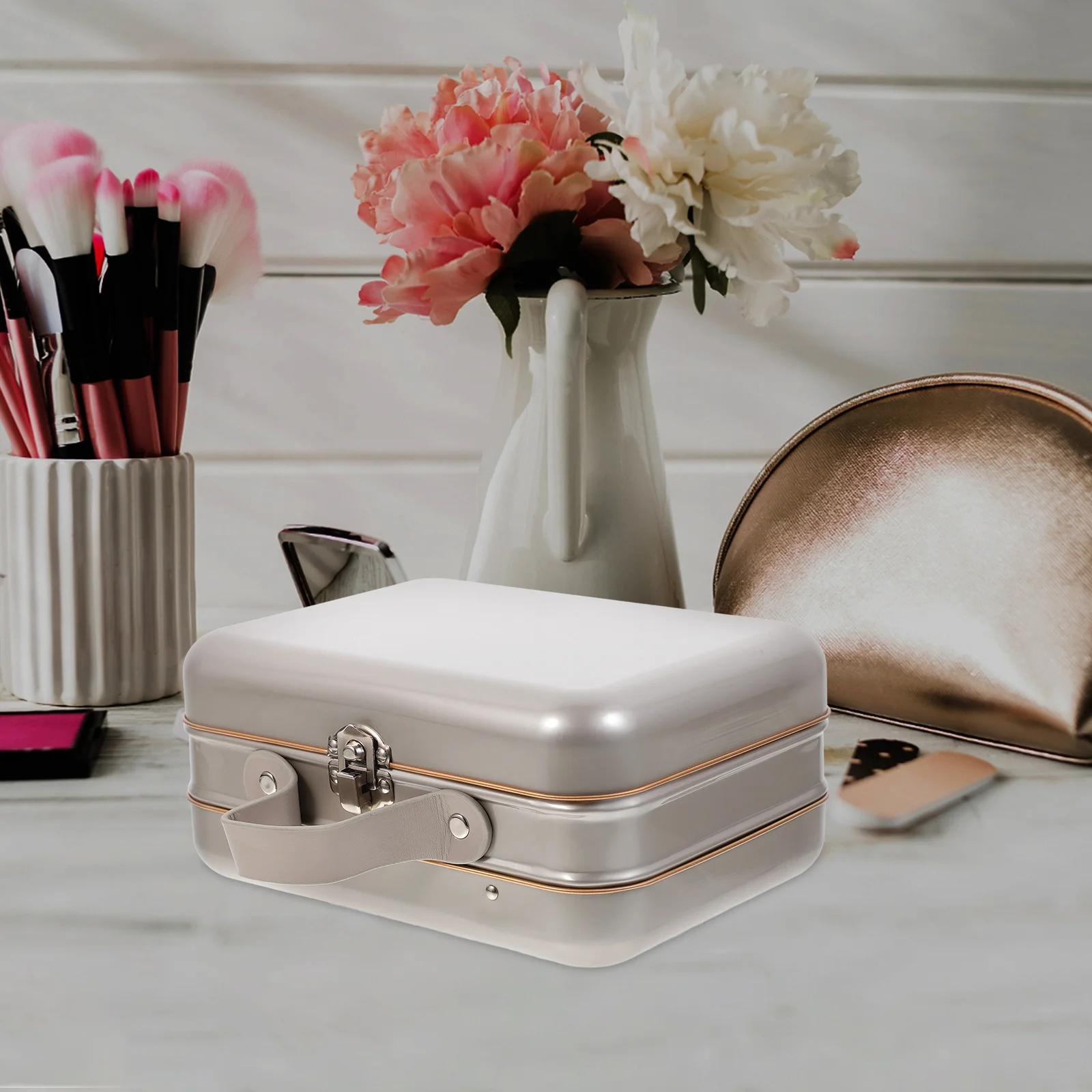 

Portable Tin Box Mini Tinplate Storage Boxes Small Trinket Jewelry Containers Gift