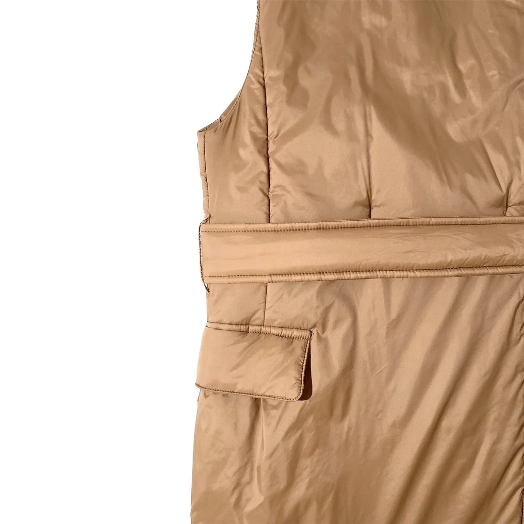 2025 ملابس نسائية عصرية من الصوف والقطن سترة نحيفة شتاء جديد 1105 #3