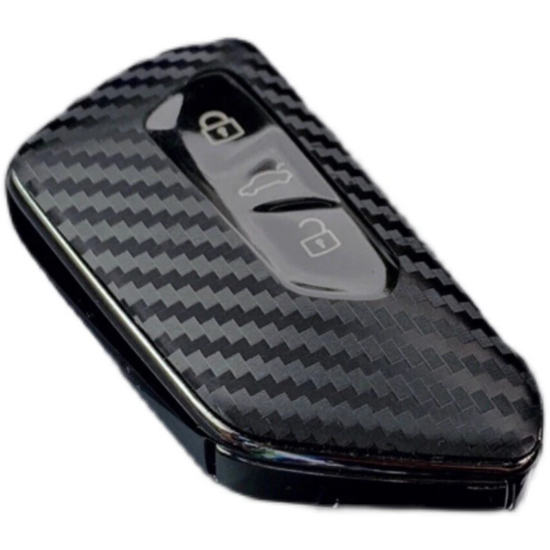 For Volkswagen Golf 8 ID4CROZZ ID6X ID3 Talagon Atlas Teramont Carbon Fiber Key Sticker Car Decorative Sticker Car Key Case view 5
