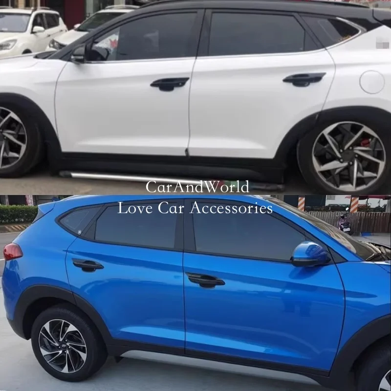 

For 2015-2019 Hyundai Tucson ABS Chrome Door bowl Cover Door Handle Protective Trims Stickers Car-styling Accessories