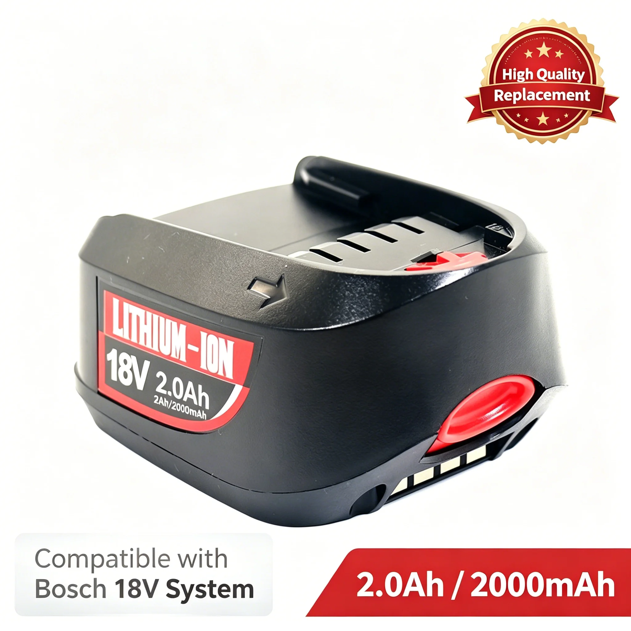 

For Bosch 18V battery 2Ah/2000mah PBA PST PSB PSR 18V Home Garden Tools Replacement for AL1810CV AL1815CV Electric Tool Battery