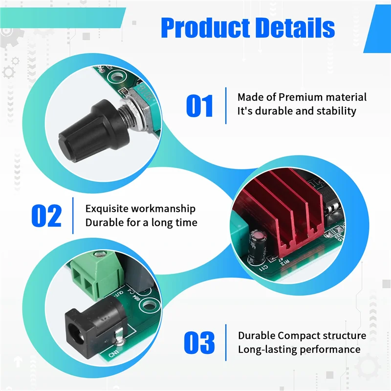 A72T Power Amplifier Board High-Sensitivity Mono TPA3116 Subwoofer Amplifier Module With NE5532 OPAMP