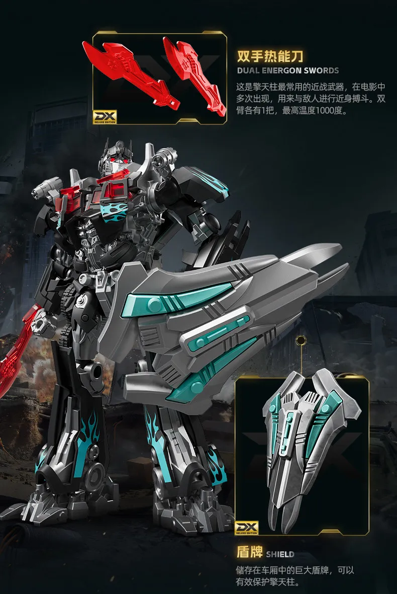 BLOKEES Transformers Legendary Edition Ver.EVO Optimus Prime Tarn Actionfigur, IDW Transformation, Sammlerstück, Modellspielzeug, Geschenk – Detail 7