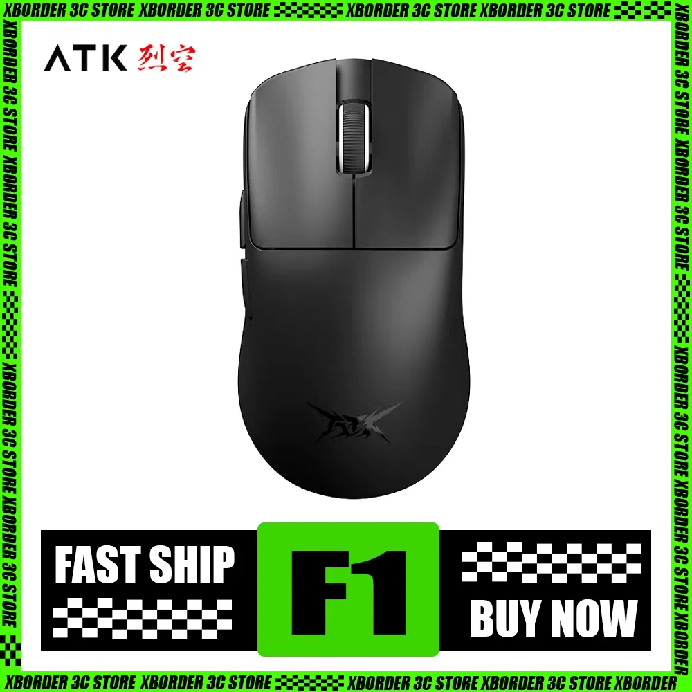 

New Atk Blazing Sky F1 Extreme Mouse Liekong F1 Double 8k Paw3950 Fps Wireless Gaming Mouse Lightweight Low Delay Pc Gamer Gifts