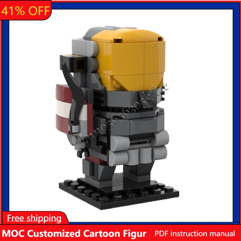 189 Uds MOC personalizar famoso Noble 4 Emile A239 Halos alcance conjuntos con cabeza de ladrillo juguetes de montaje creativos regalos para niños colección exhibición