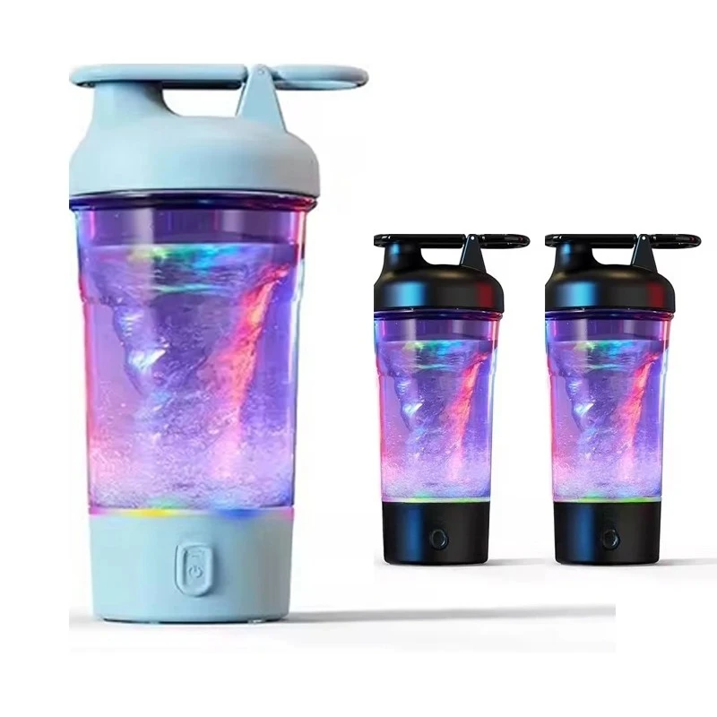 Electric Shaker Bottle, 25Oz Blender Bottles for Protein Mixes, Portable USB C Rechargeable Pulse Protein Shake Bottle, BPA Free