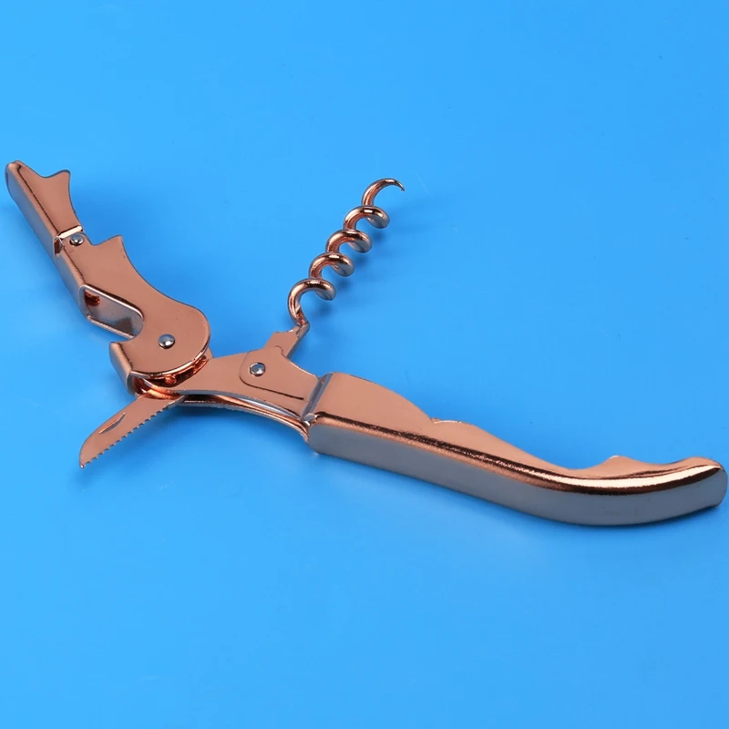 Rose Gold Corkscrew Metal Wine Corkscrew Wine Corkscrew Multifunction Red Wine Corkscrew