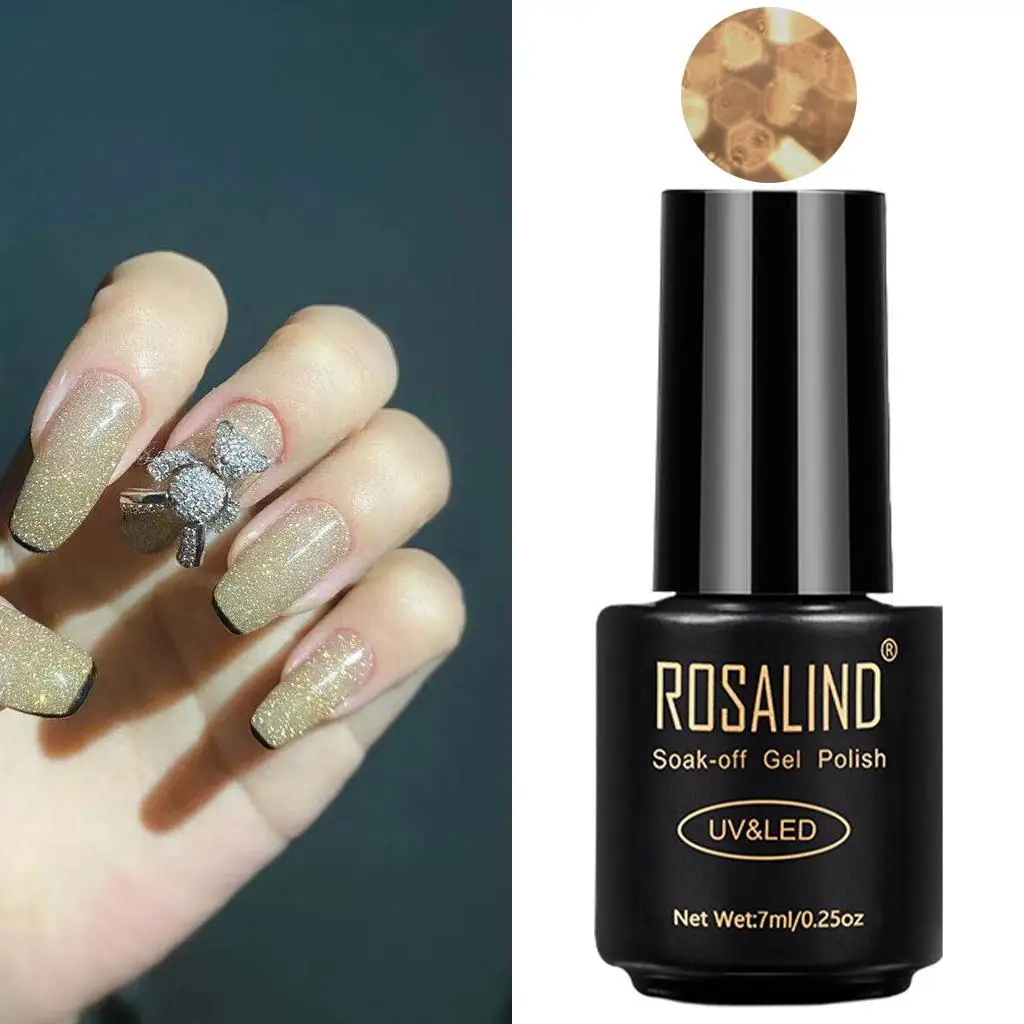 جل طلاء الأظافر اللامع يدوم طويلاً لصالونات المانيكير والمنزل DIY