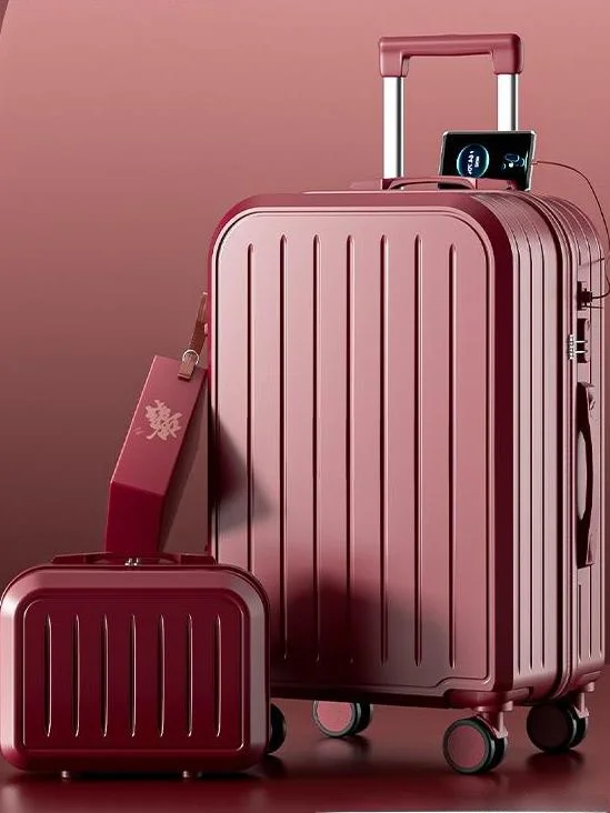valise-de-mariage-rouge-2026-nouvelle-valise-de-voyage-rigide-a-roulettes-verrouillable-bagage-de-mariage-tendance