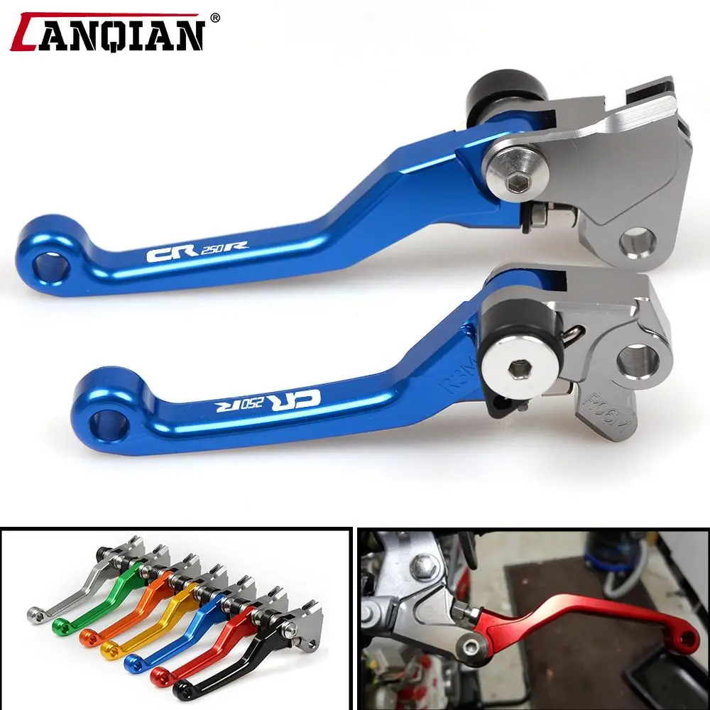 

For Honda CR 125R 250R CR 125 250 CR125 CR250 R CR125R CR250R 2004-2007 Motorcycle CNC Pivot Brake Clutch Levers Dirt Bike Lever