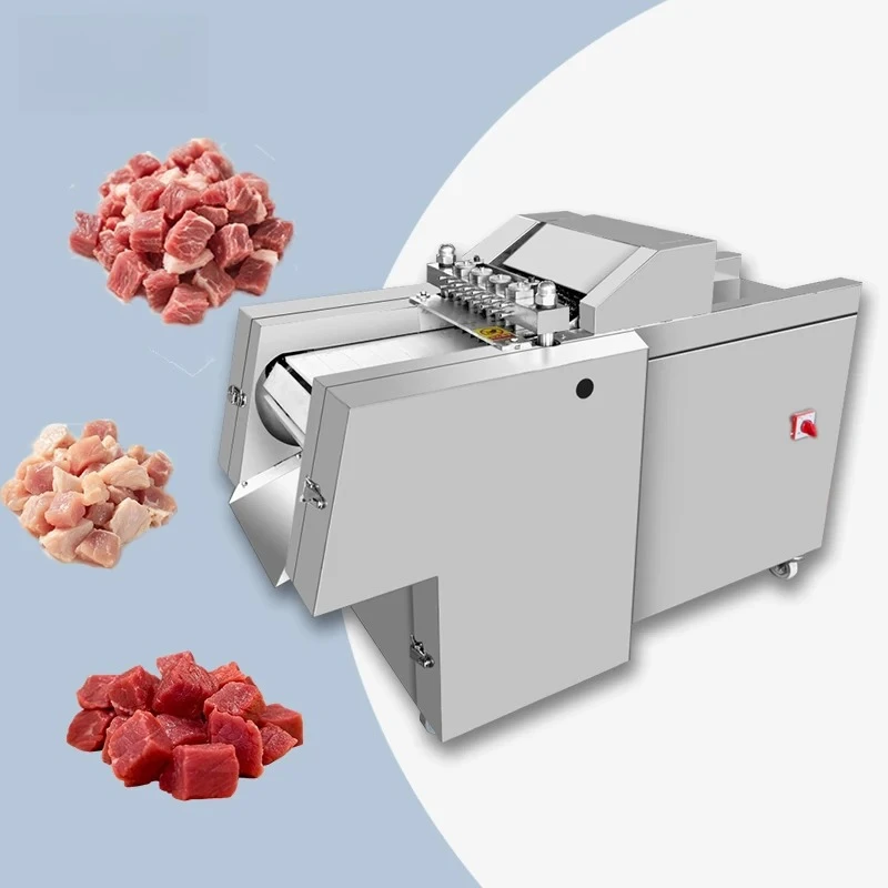 

Hot Sale Small Meat Cutting Machine Chicken And Fish Dicer Cube Frozen Meat Strips Cutter New Condition
