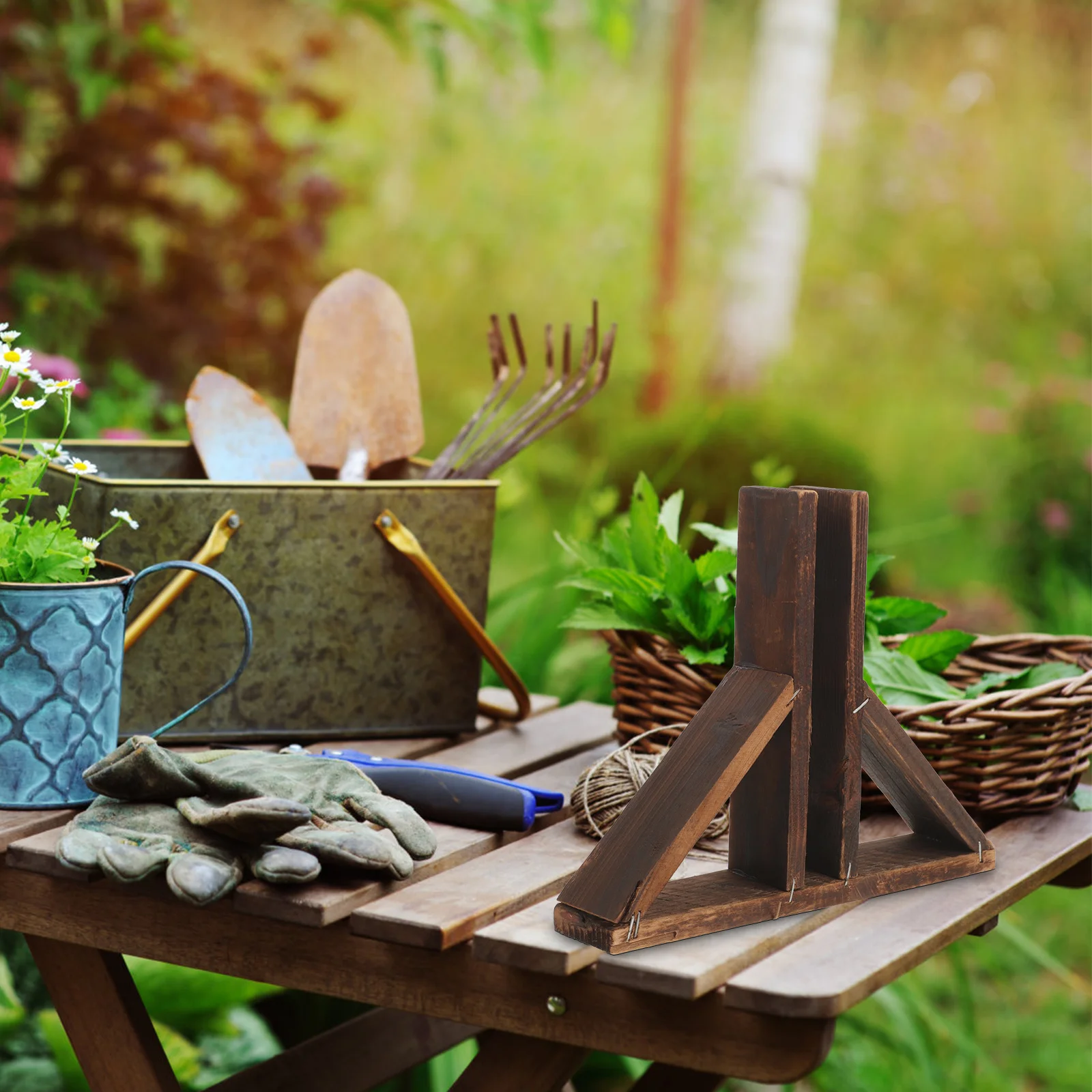 2 قطعة قاعدة خشبية صلبة قوس حديقة دعم ل ساحة الحديقة دائم سياج خشبي حامل أجزاء السياج في الهواء الطلق لوازم الحديقة