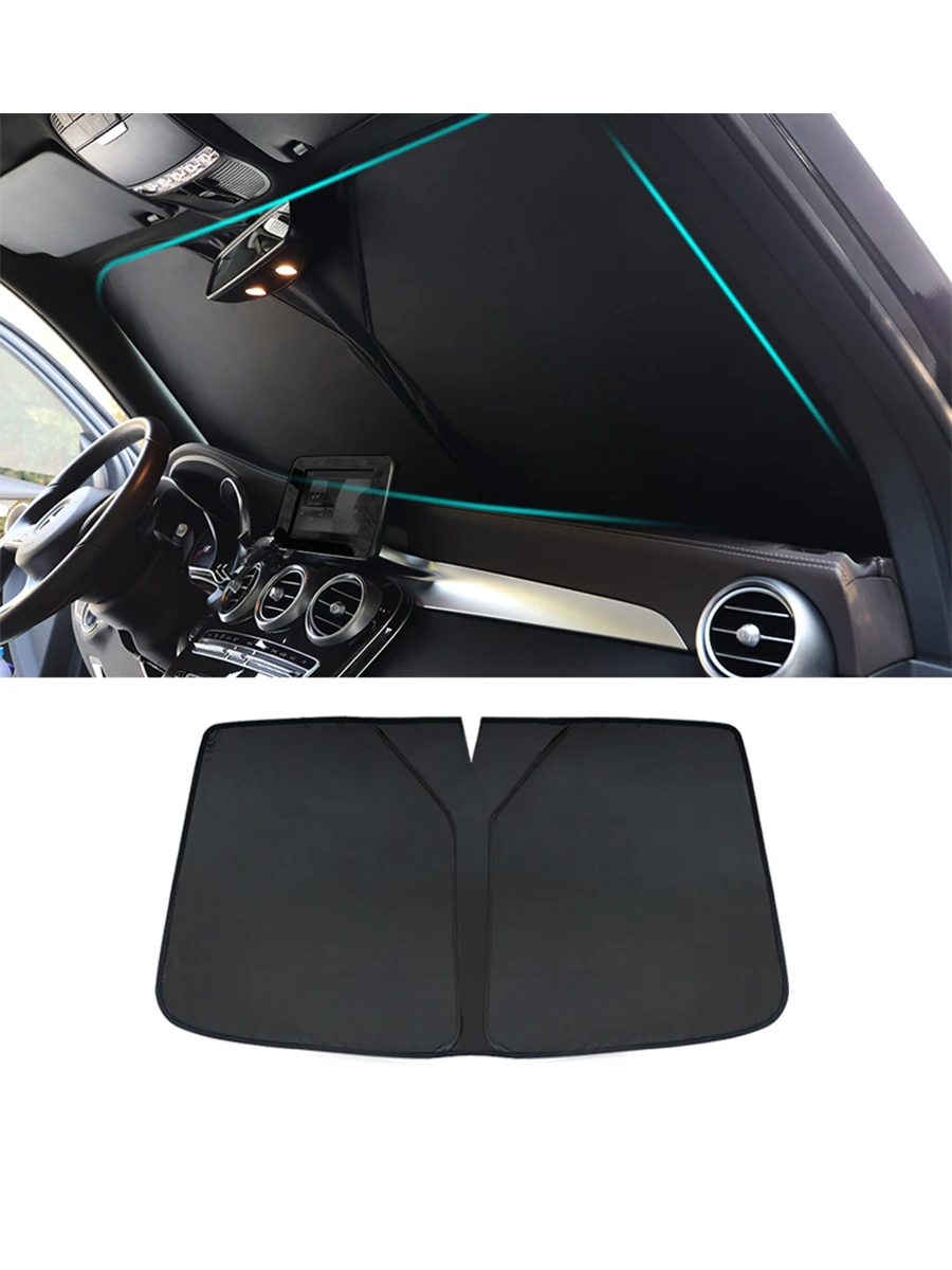 

Windshield SunShade For BUICK Lacrosse Regal Envision Encore GL8 Verano Black Color Car Front Sun Shade UV Protection Curtain