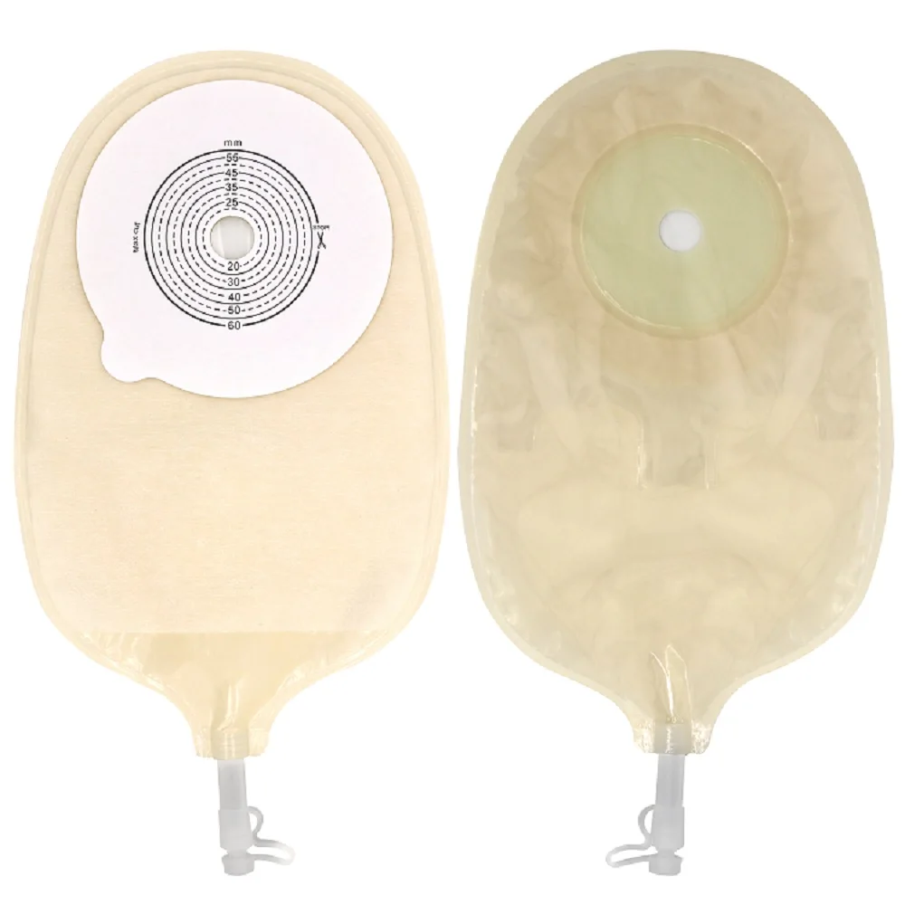 China hospital consumables supplier medical hydrocolloid adhesive urostomy bag urine for incontinence