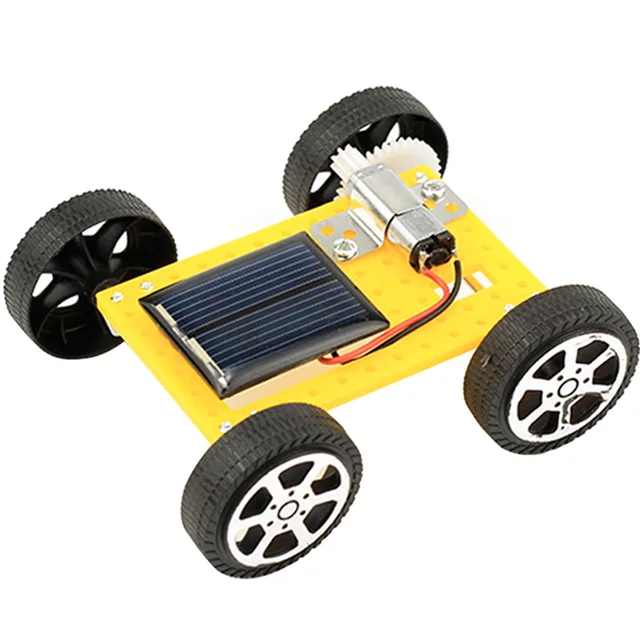 DIY Mini samochodzik na energię słoneczną dla dzieci Zabawka na energię słoneczną Zmontowany samochód zasilany energią Zabawki dla dzieci Nowość dla dzieci Prezent