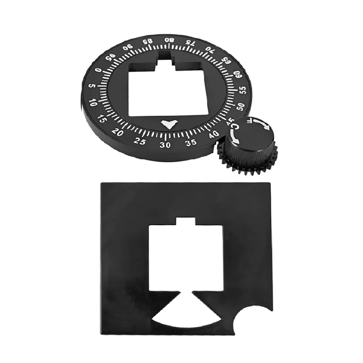 ABNQ For Grinder Setting Dial with Lid Plastic Adjustment Dial for Mignon Specialita Grinder Accessories