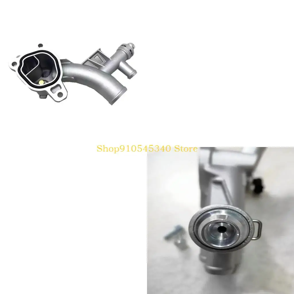 

U2JA Thermostat Engine Coolant Thermostat Housing Aluminum Three Way Connector Temperature Control for 1.4L 25193922 55565334