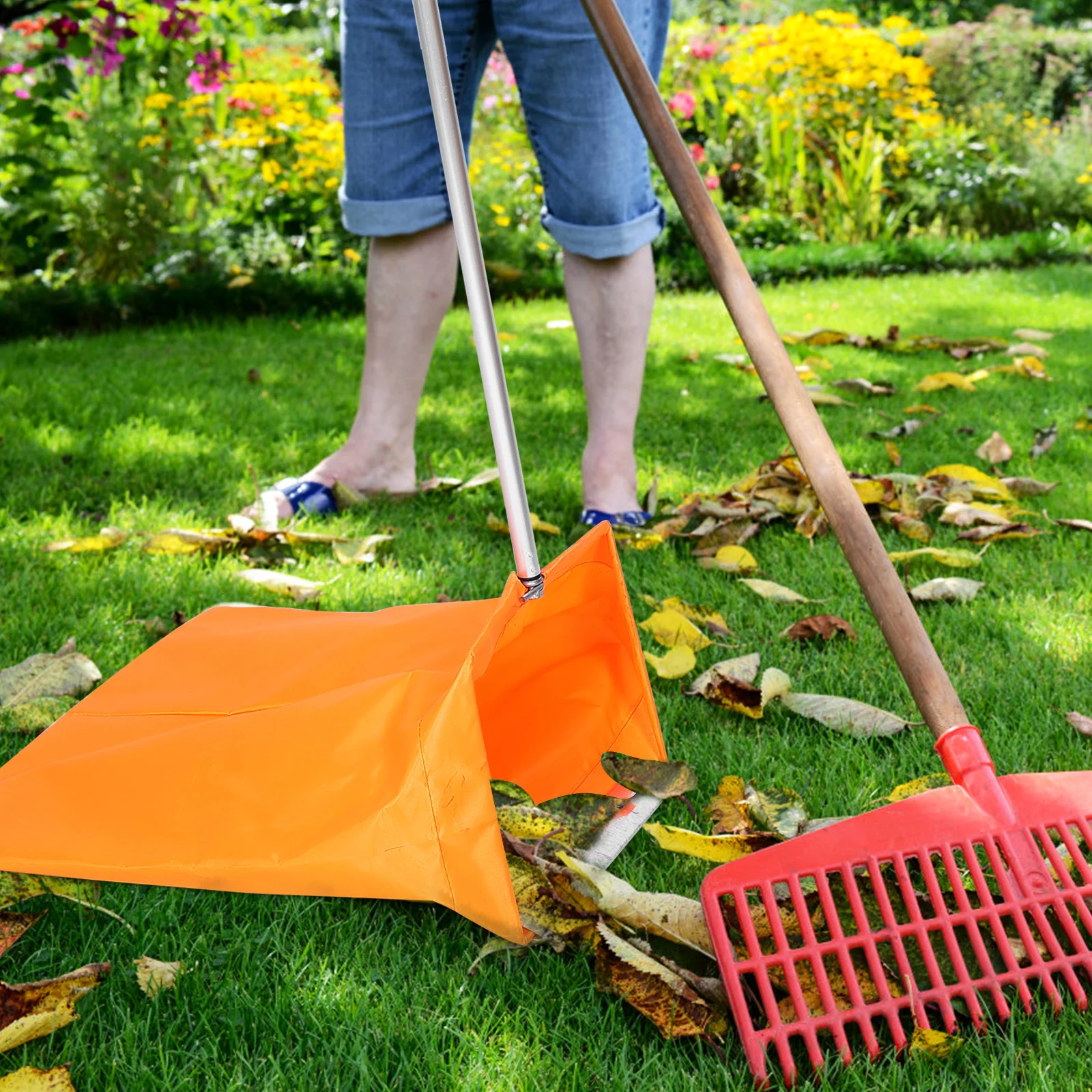 

Windproof Garbage Dustpan Handle Trash Picker Grabber Cleaning Home Office School clamp waste dustpan