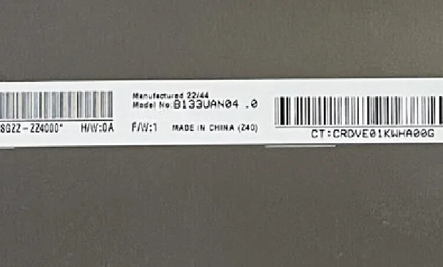 B133UAN04.0 13.3'' Laptop LCD Screen Display Panel Matrix 1920*1200 EDP 30 Pins