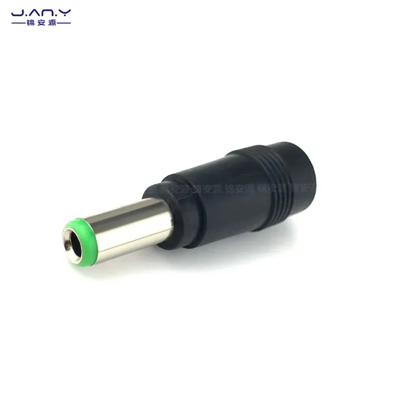 تيار مستمر 5.5*2.1 أنثى إلى 6.3*3.0 ذكر الكوع L على شكل محول طاقة الكمبيوتر المحمول محول الزاوية اليمنى