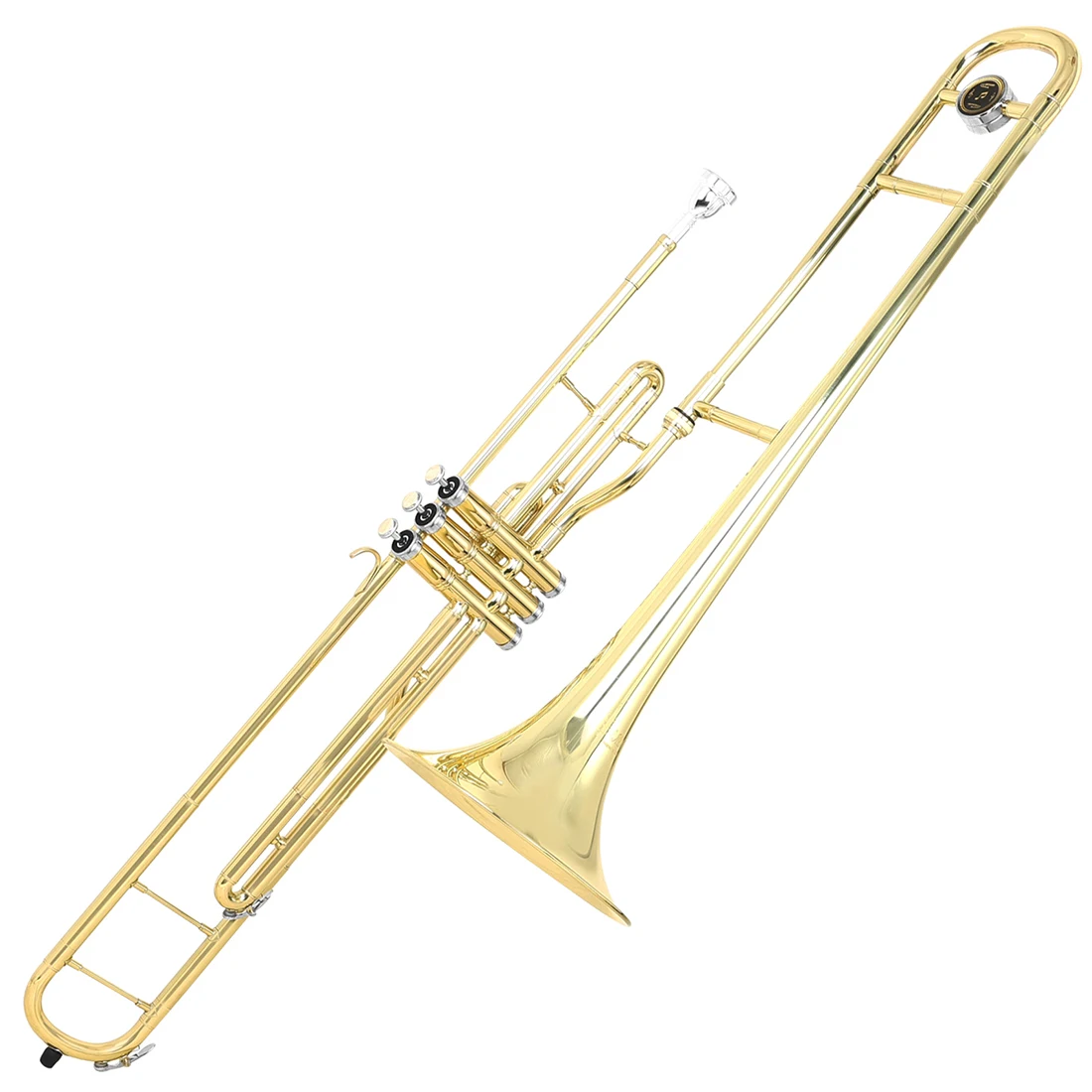 Brand Gold Horn Tuning Slide Tone Profesional Brass Musical Wind Instruments Bb Slide Alto Trombone