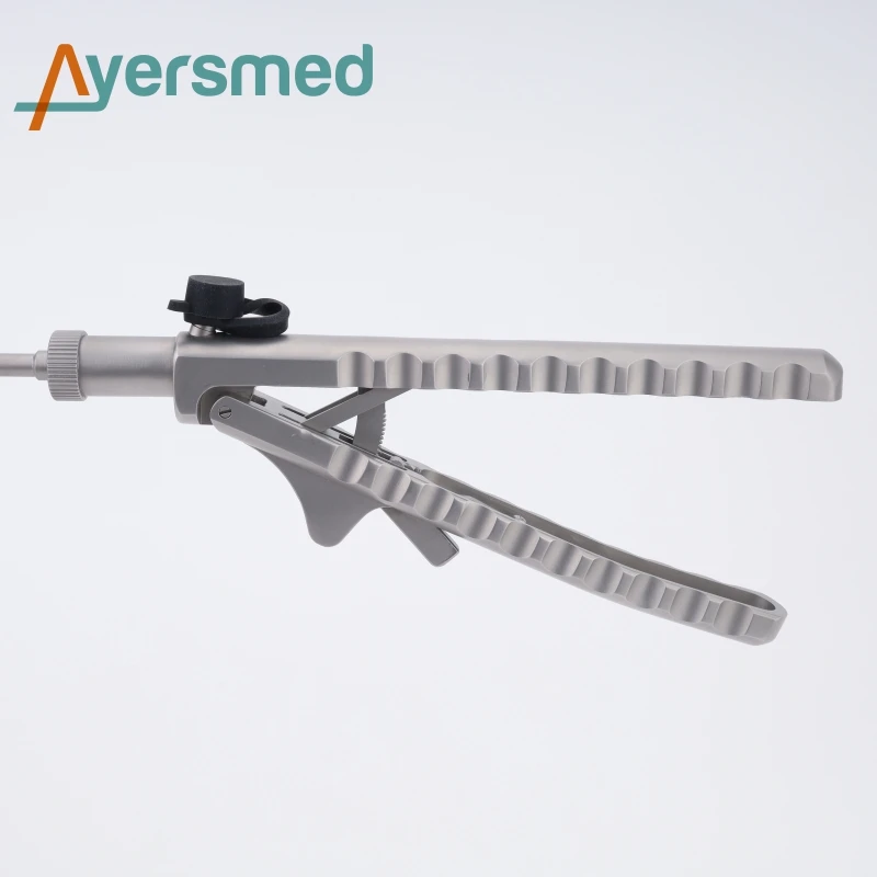 Medical User Laparoscopic Needle Holder J&J Type, Laparoscopic Needle Forceps 5x330mm