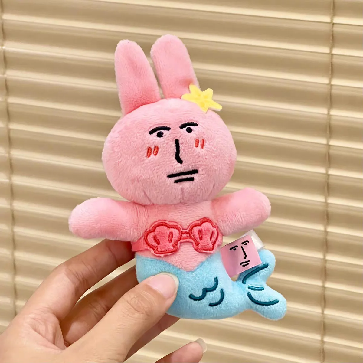 Nieuwe Roze Konijn Angel Zeemeermin Serie Anime Figuren Knuffels Rugzak Hanger Cartoon Decor Kinderen Verjaardagscadeau Speelgoed