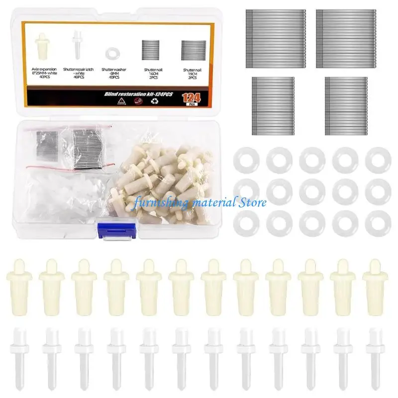 Y5GD Plantation Shutter Repair Tool Set Plastic Shutter Repair Pins Easy to Install