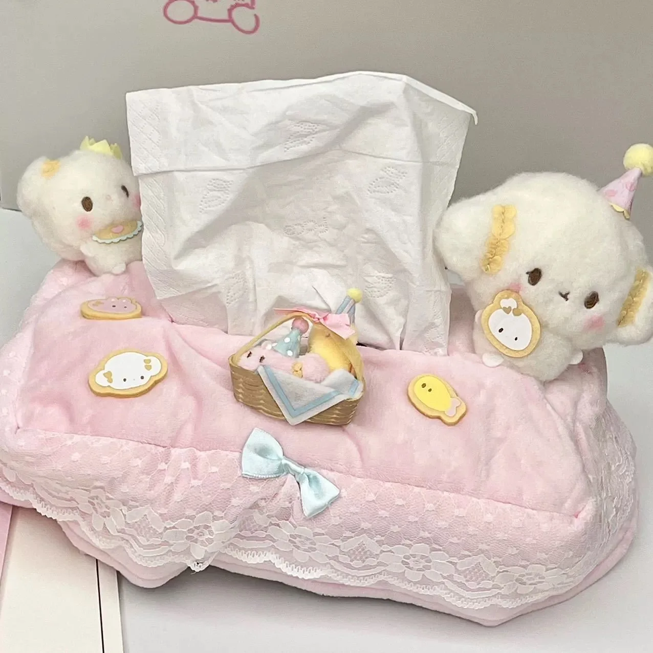 New Cute Cogimyun Kogimyun Plush Soft Car Tissue Cover Home Tissue Holder Box Kids Stuffed Toys For Children