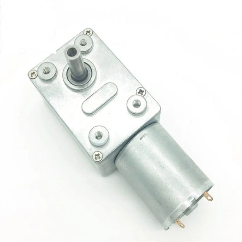 12V DC Motor 6V Micro Worm Gear Motor Reverse High Torque Reducer Self-lock 12 Volt Engine 24V Electric Motor