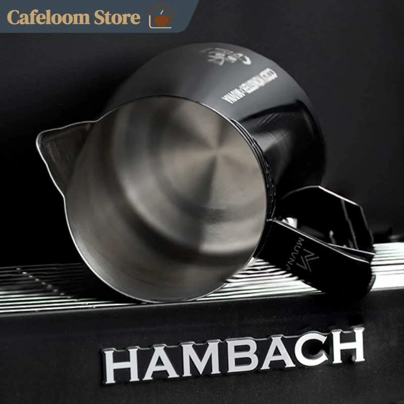 Muvna Cozy Monster Milk Frothing Pitcher Coffee Latte Pitcher Stainless Steel Milk Frothing Cup For Barista Coffee Making view 6