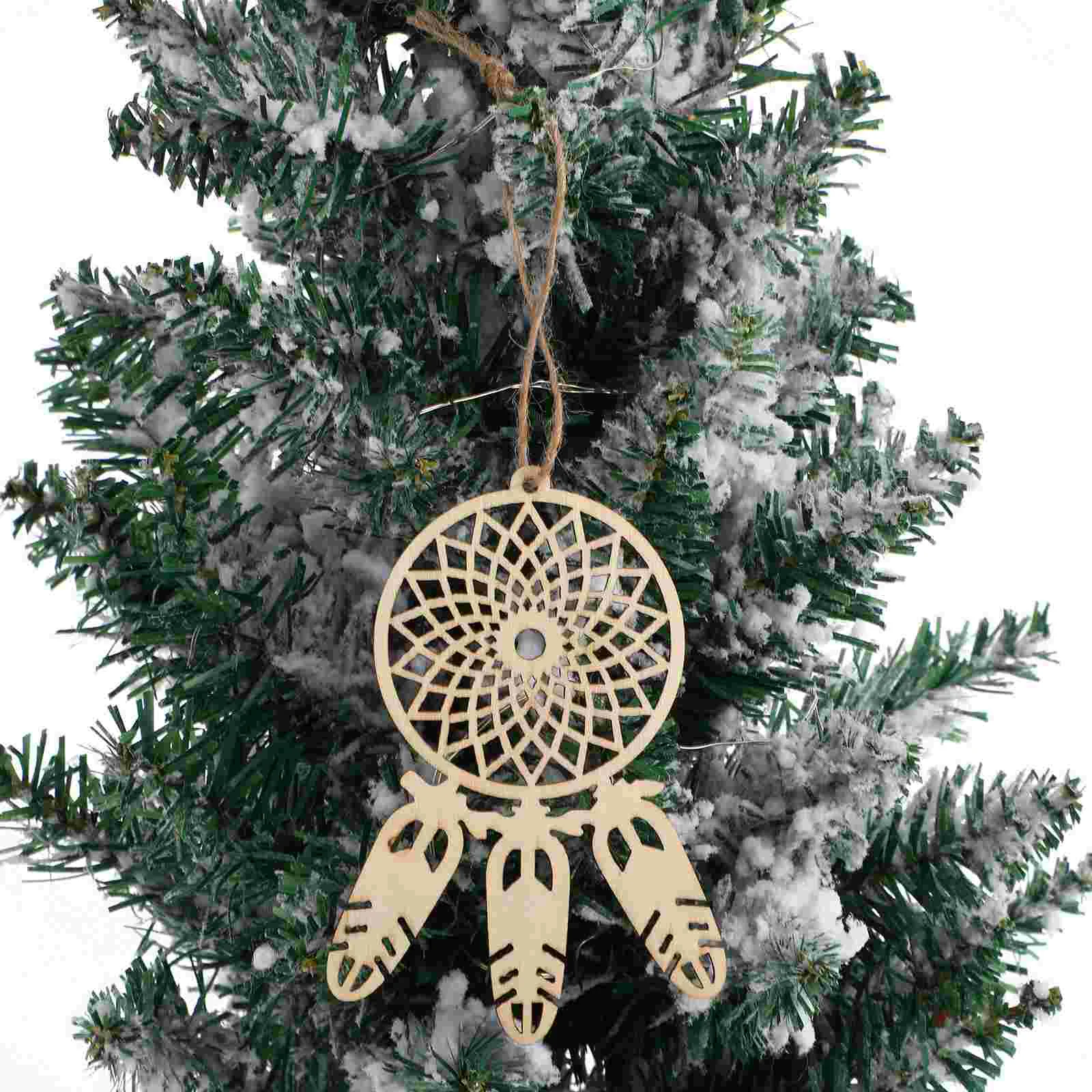 40 Pcs Large Wooden Dreamcatcher Suite Unfinished Catchers Baby Eucalyptus Garland