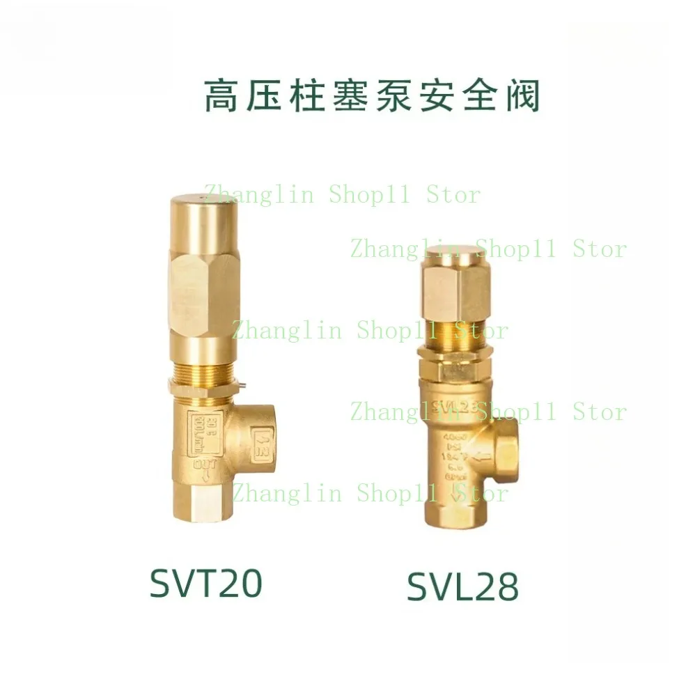 High Flow Rate High Pressure Plunger Pump Safety Relief Valve AR Car Washer Pump Head Valve