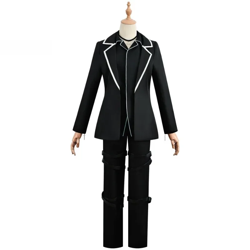 

Наряд для ролевых игр Tsukiyomi Ikuto, карнавальный костюм, аниме Shugo Chara, черная униформа для мальчиков, аксессуары для реквизита, карнавальный костюм, новинка 2023 года