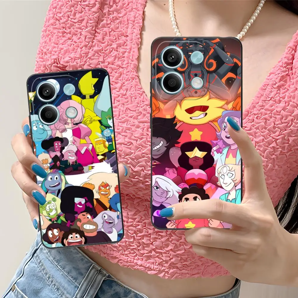 Чехол для мобильного телефона Steven Universe для Xiaomi Redmi Note 14 13 12 11 A5 3 2 1 Pro Plus 4G 5G Цветные защитные мобильные телефоны Pretty Чехол для мобильного телефона Steven Universe для Xiaomi Redmi Note 14 13 12 11 A5 3 2 1 Pro Plus 4G 5G Цветные защитные мобильные телефоны Pretty