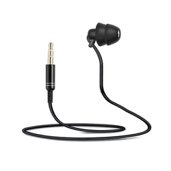 In Ear Single Earbud Style Headset 3.5mm Headphone Jack Ear Bud for One Ear