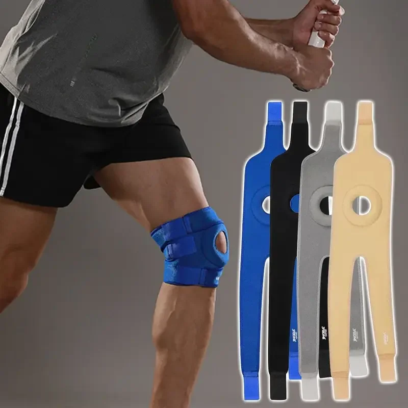

1Pcs Adjustable Breathable Knee Pad Joint Support Micro-Elastic Patella Protector Sports Kneepad Guard for Meniscus Ligament