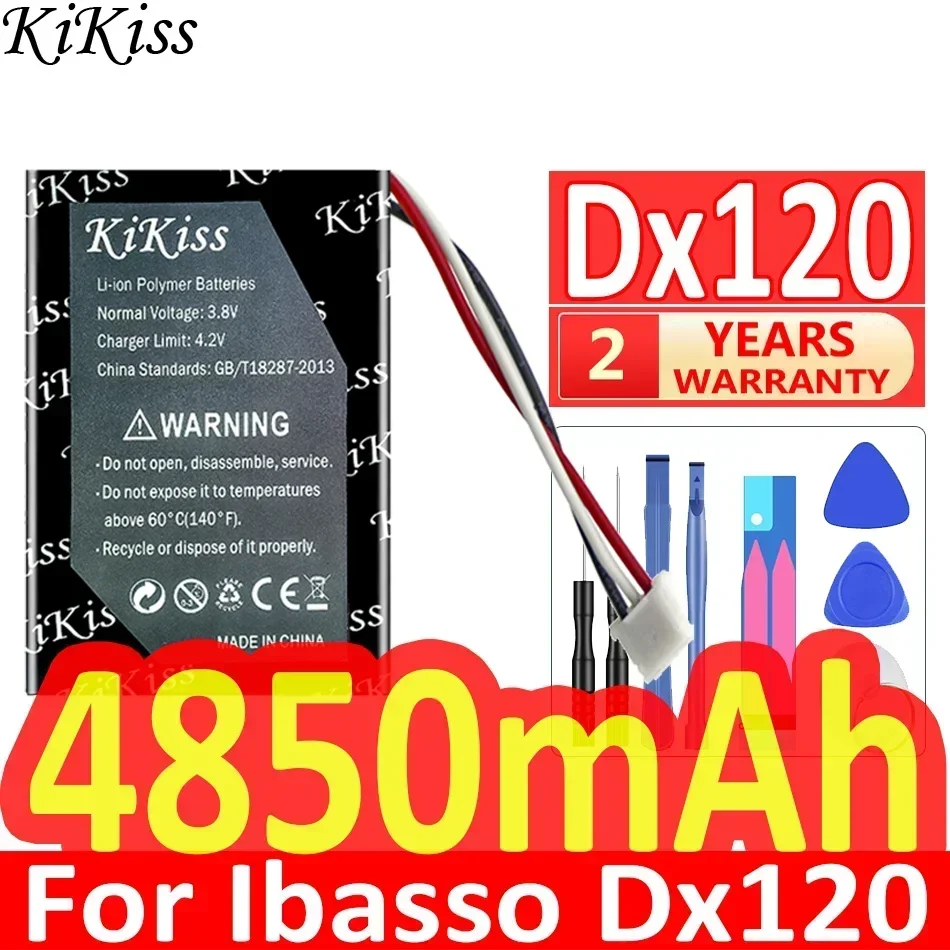 KiKiss Dx 120 4850mAh Battery for Ibasso Dx120 Batteria + Free Tools