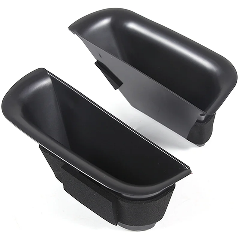 

4 PCS Car Door Handle Storage Box Organizer Tray Front+Rear Door ABS For Toyota Land Cruiser Prado FJ120 2003-2009-A99D