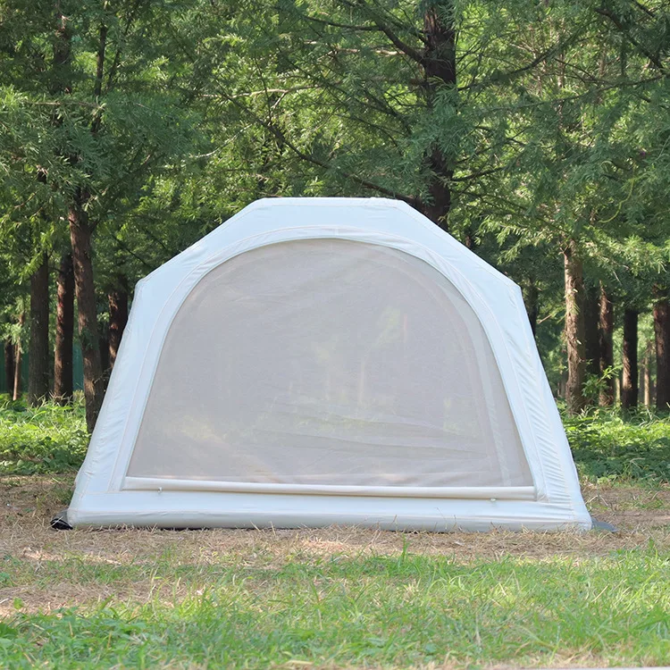 Wholesale 2025 Hot Camping Inflatable Tent 5.0 Pro Camping Air Tent Large Canvas Waterproof Cotton Fabric Outdoor Air Tent